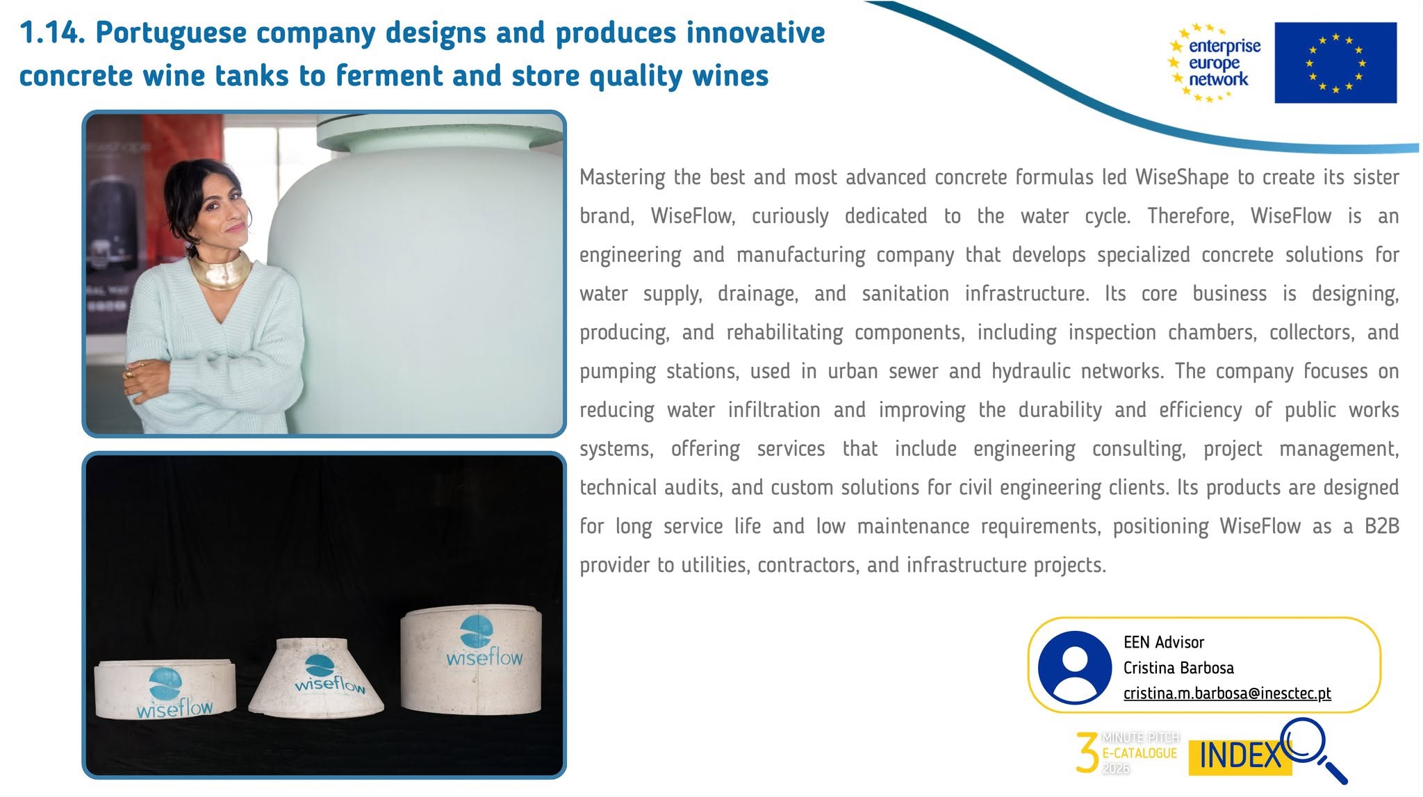 WiseFlow: 3 Minute Pitch e-Catalogue 2026
